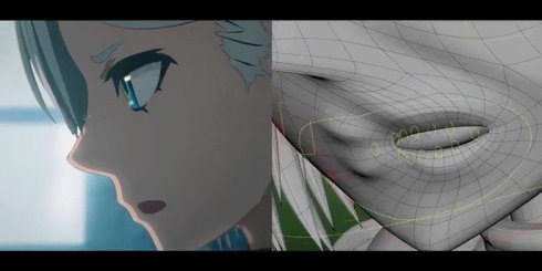 アニメっぽく作った3dcgの横顔 を正面から見た姿が衝撃 作画工数削減の手法をあえて取り入れ顔を変形させた結果すごい顔に 1 2 ページ ねとらぼ