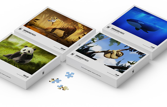 スマトラトラは400ピース 絶滅危惧種のジグソーパズル Wwfカナダが発売 ピースの数は野生に残った個体数 1 2 ページ ねとらぼ