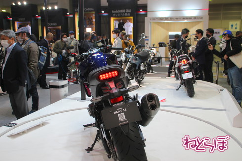 東京モーターサイクルショーの新型車展示