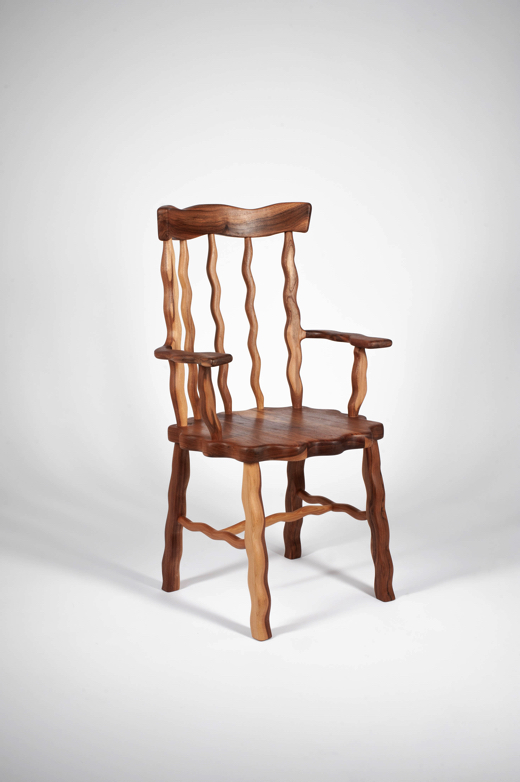 椅子 木彫り ハンドメイド 手彫り-
