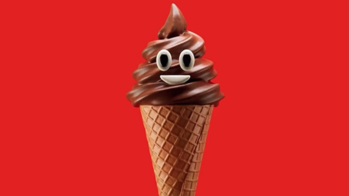 発想が小学生なブラジル・バーガーキングの新商品　アイスを飾り付けた「うんちアイス」を発売