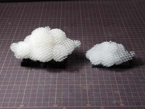 雲 3Dプリンター 作る 立体格子 造形
