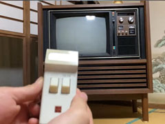 超音波リモコン」で操作できる昭和のテレビに驚きの声 自動でダイヤル 