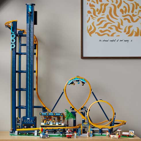 重力で二回転する「レゴ 大回転ジェットコースター」が登場 レゴセット 