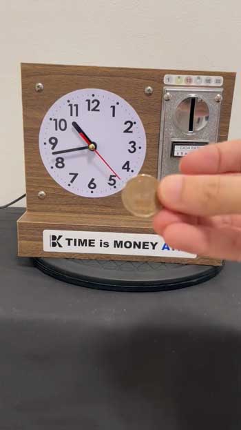 時間 金で買う 立体化 時は金なり 時計 電子 工作 装置