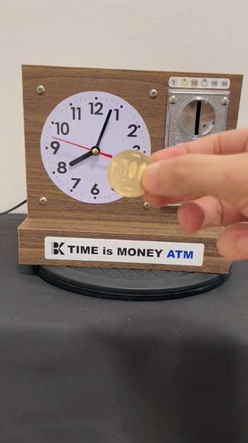 時間 金で買う 立体化 時は金なり 時計 電子 工作 装置