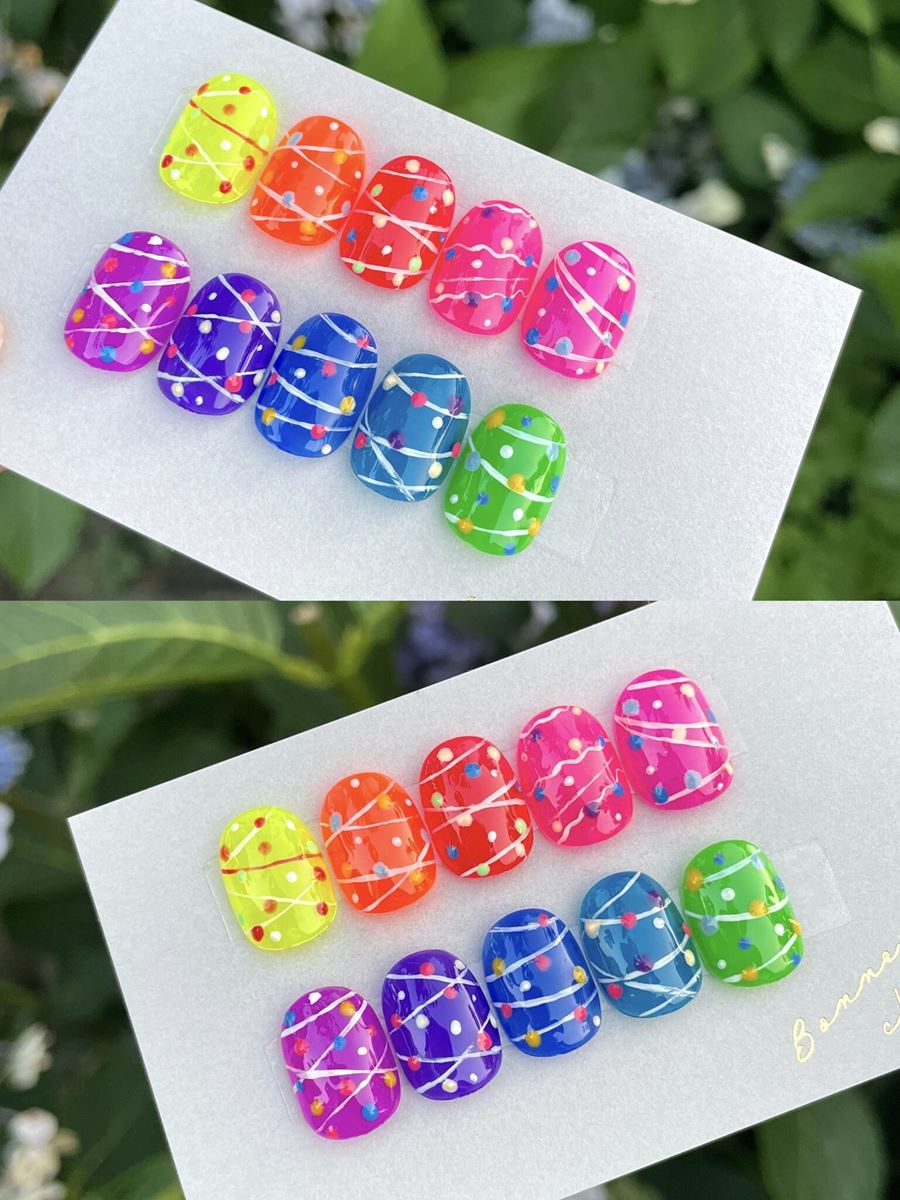 夏がきた これでお祭りとか行きたい 縁日のカラフルな水風船をモチーフにした涼しげネイルに5万いいね 1 2 ページ ねとらぼ