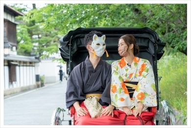 田中理恵と夫の京都旅行ショット