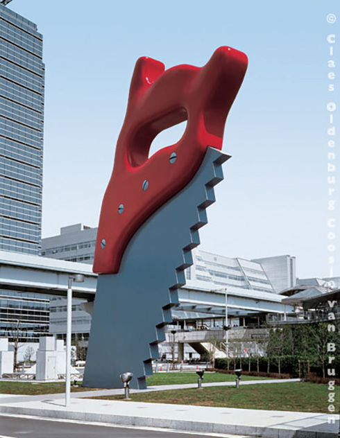 米彫刻家クレス・オルデンバーグさん亡くなる　東京ビッグサイトに設置された巨大ノコギリの作者