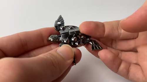 可変ウミカモメ トランスフォーム 変形 カメ カモメ 金属造形