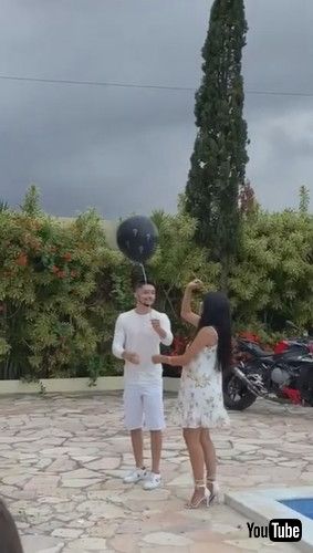 uGender Reveal Balloon Flies Away || ViralHogv