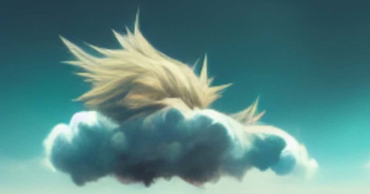 お絵かきaiに Ff7のクラウド描いて どう見てもクラウドだけど斜め上な結果に Ai渾身の一発ギャグ が笑い呼ぶ 1 2 ページ ねとらぼ