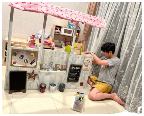 5歳の双子のために「NON STYLE」石田明が作ったカフェ