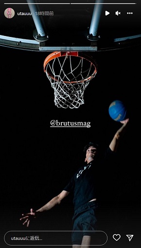 本木雅弘の長男 Uta 190センチの身長でダンクシュートを華麗にキメる アメリカ留学でバスケ選手として活躍 1 2 ページ ねとらぼ