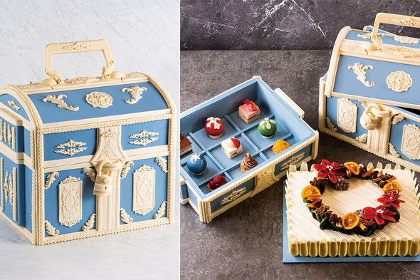 京王プラザホテルクリスマスケーキフラッグシップケーキ「エクラン・ド・ボヌール〜幸せの宝石箱〜」