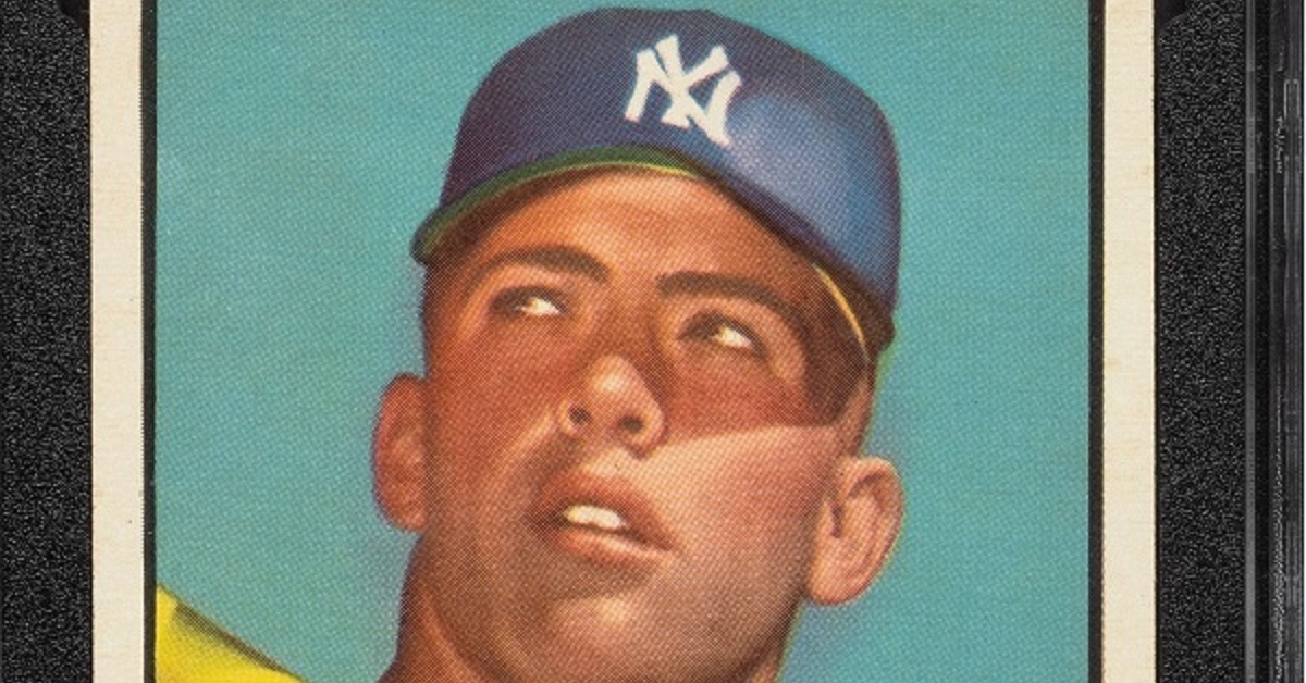 額が桁違い……！ 70年前に発行されたミッキー・マントル選手の野球 