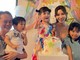 “26歳年の差婚”の菊池瑠々、次女4歳の誕生会を家族ショットで報告「お姉さんになってきました」