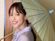 鷲見玲奈、和傘をさした優美な姿　岐阜市PR大使就任で「新しい名刺、たくさん配りたい」