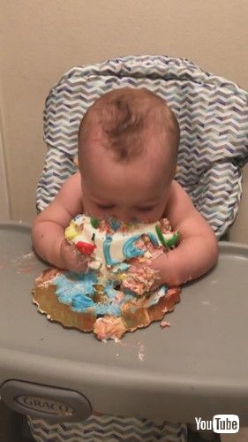 uSon's First Birthday Smash Cake || ViralHogv