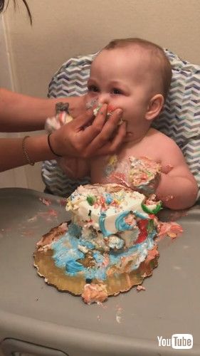 uSon's First Birthday Smash Cake || ViralHogv