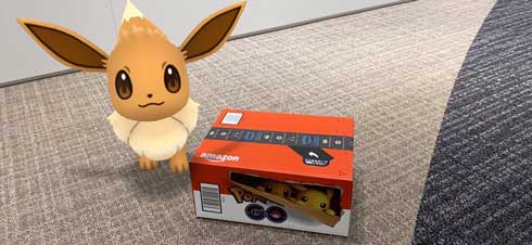 ピカチュウとイーブイが箱の中からチラリ Amazonの ポケモン Go 限定ボックスがかわいいと話題に 1 2 ページ ねとらぼ