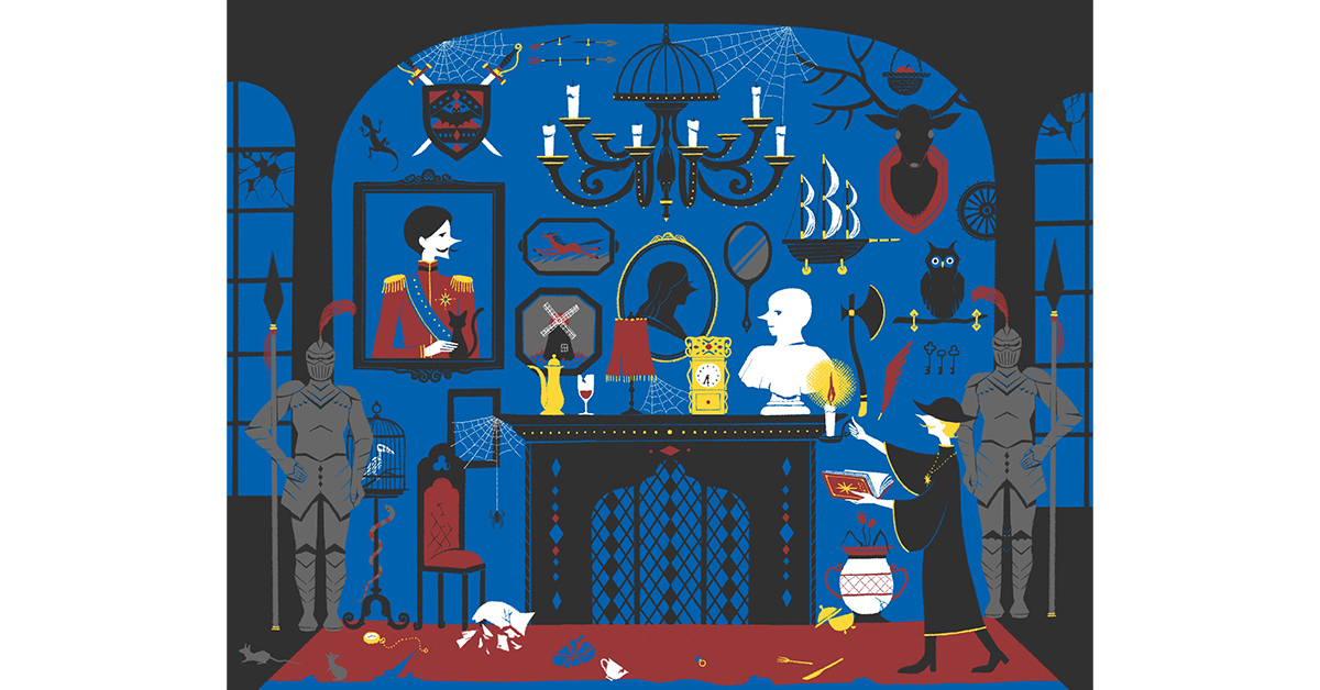 この中に コウモリ が隠れています 化けたヴァンパイアを見つけ出せ ファンタジーな隠し絵クイズに挑戦しよう 吸血鬼の潜む荒城篇 1 2 ページ ねとらぼ