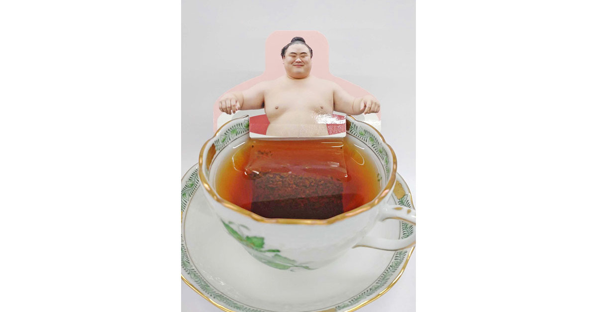 力士が紅茶になった!? 日本相撲協会公式「力士紅茶」が話題 ティー