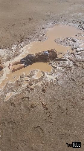 uChild Falls Asleep in Mud Puddle || ViralHogv