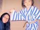 冨永愛、息子・章胤との浴衣ショットが100%ナチュラル　眼鏡＆流し髪の母に「笑顔最高です」「幸せな写真だあ！」