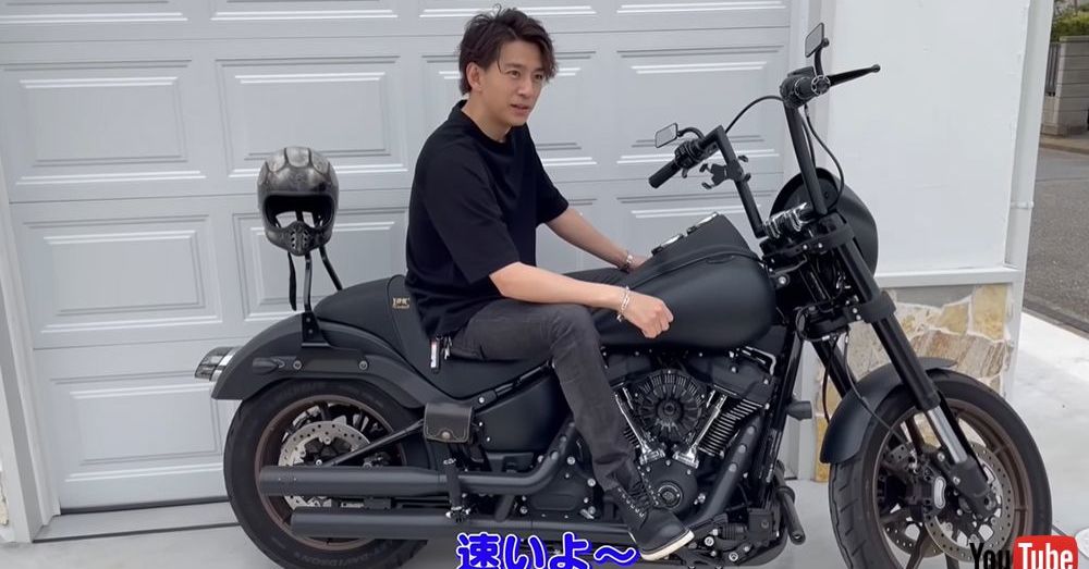 三浦翔平、自慢の「カスタムハーレー」初披露 実は“隠れバイク好き 