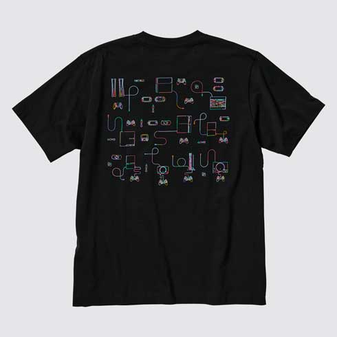 ユニクロ UT Tシャツ プレイステーション ゲーム機 オリジナルラインアート