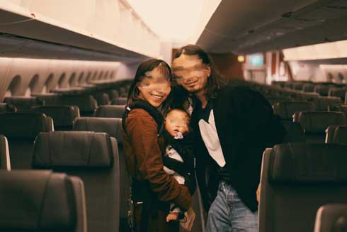 JAL 対応 初めて 飛行機 記念日 記念撮影 子連れ 家族 優先搭乗 客室乗務員 手紙