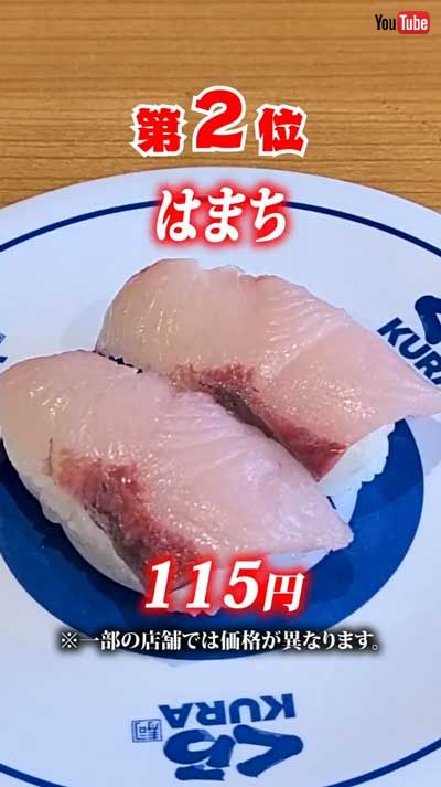 くら寿司 人気メニュー トップ10 ランキング 寿司 ネタ
