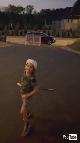 uBoy Makes Incredible Trick Shots With Hockey Stick || ViralHogv