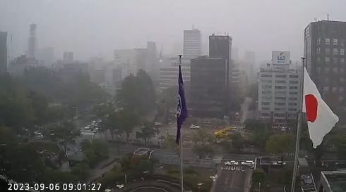 仙台　大雨