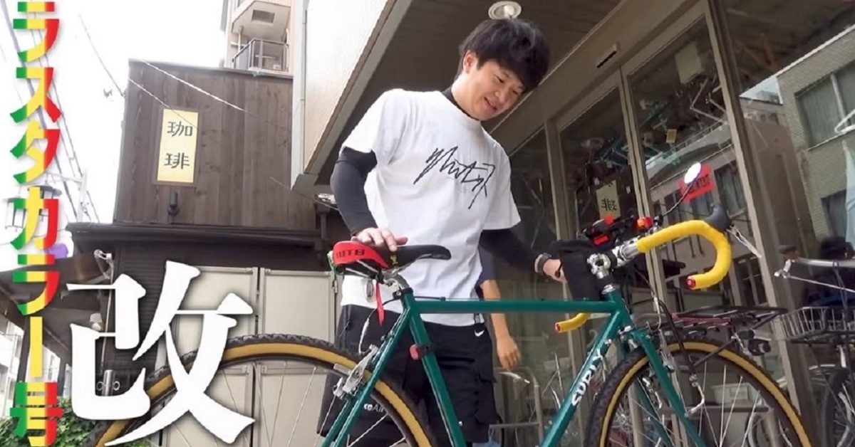 クロスバイク。 カスタマイズ‼️ラスタ号 きゃー