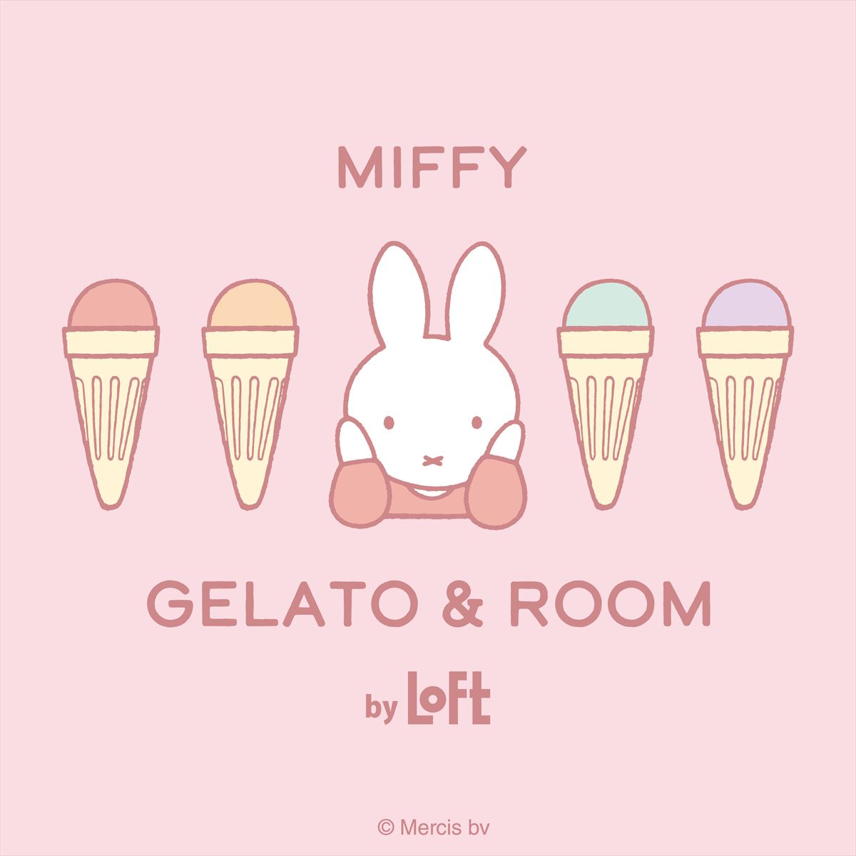 ミッフィー×ロフト限定企画第二弾「MIFFY GELATO & ROOM by LOFT」開催 パステルカラーのミッフィーグッズが優しくかわいい（1/2  ページ） - ねとらぼ