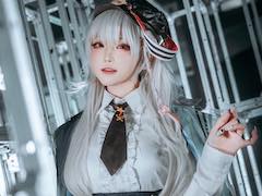 美食を追求するお嬢様 「ブルーアーカイブ」ハルナに扮した海外 