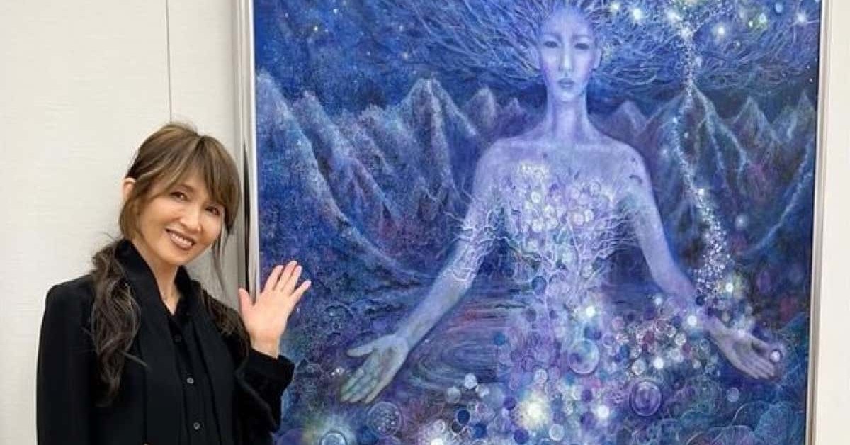 工藤静香 絵画・手鏡&イヤリング