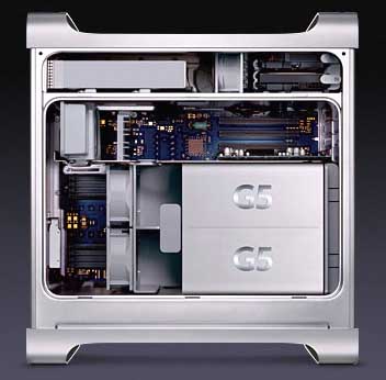 全モデルに64ビットPowerPC G5デュアル搭載――アップル、新Power Mac G5 