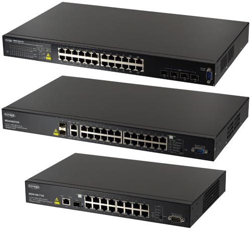 コレガ、ギガビット対応の16/24ポートインテリジェントLANスイッチ3製品 - ITmedia PC USER