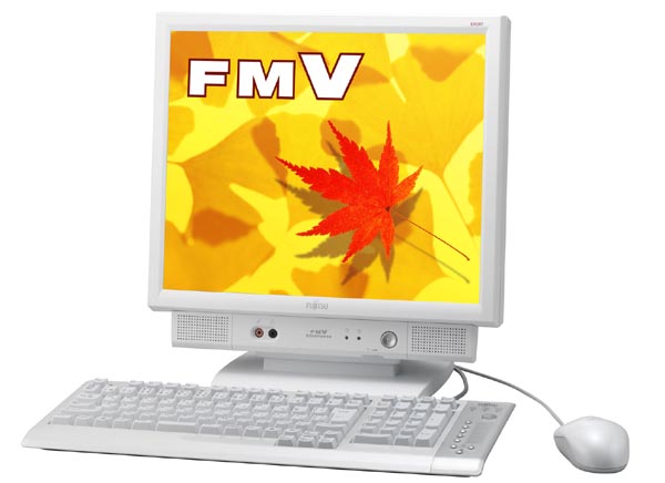 富士通、17インチ液晶一体型の静音コンパクトデスクトップ「EK