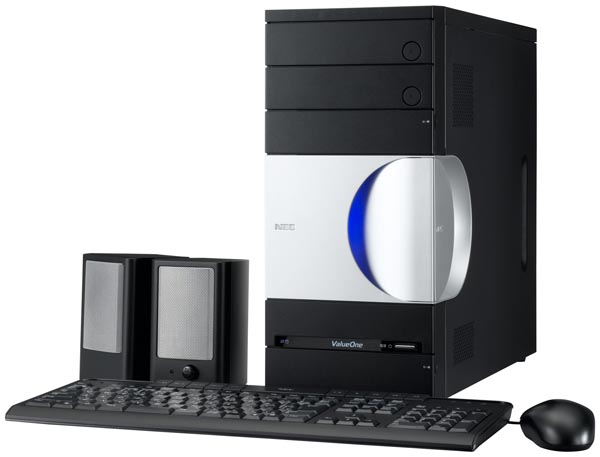 NEC ValueOne MT PC-MT4006A ディスクトップパソコン Core 2 Duoの搭載やmicro BTXの導入などフルモデルチェンジを果たした