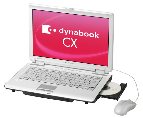 Powerpointも付いたhome Basic採用コンパクトノート Dynabook Cx 07年春 Vista搭載pc特集 Itmedia Pc User