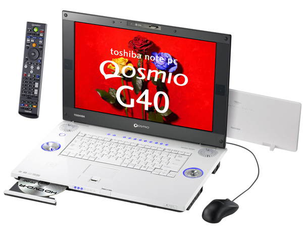 至高のAVノートPCがフルモデルチェンジ――Qosmio G40：2007年夏 Vista