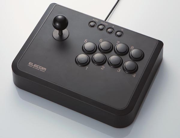 エレコム、PS3でも使える10ボタンUSBアーケードスティック - ITmedia