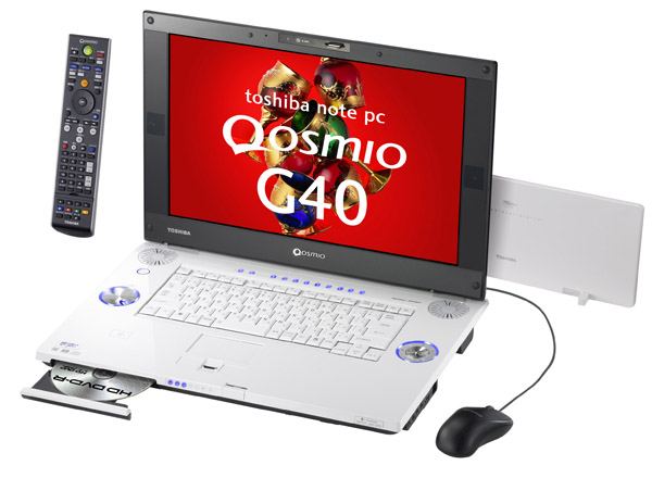 【ジャンク品】【東芝】大画面ノートパソコン　Qosmio F40/86FBL W地デジでAV機能を大幅強化――東芝「Qosmio／dynabook」シリーズ