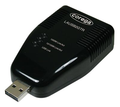 コレガ、USB外付け型のギガビット対応コンパクトLANアダプタ - ITmedia PC USER