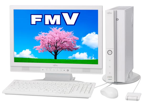 上位モデルの基本性能を強化したスリムデスクトップPC――「FMV