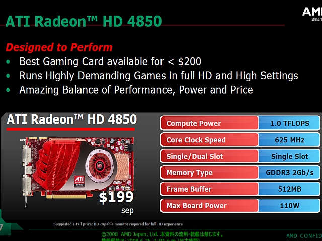 AMD、新世代GPU「Radeon HD 4850」を発表 - ITmedia PC USER